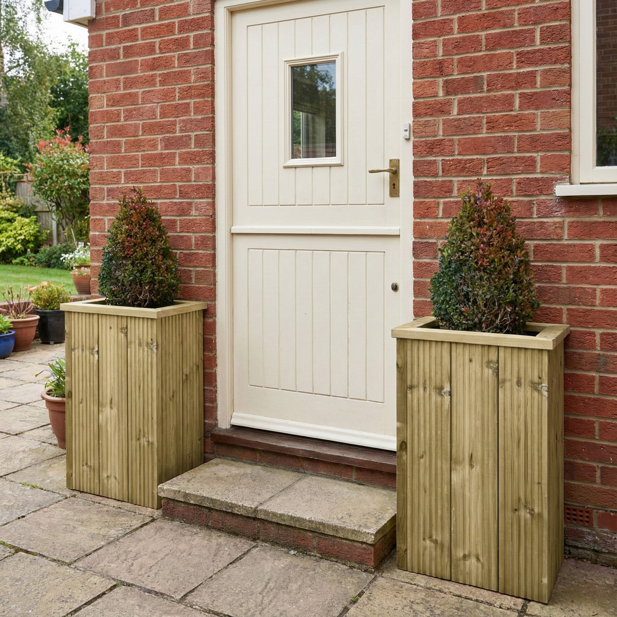Scandinavian Redwood Premium Tall Garden Planter