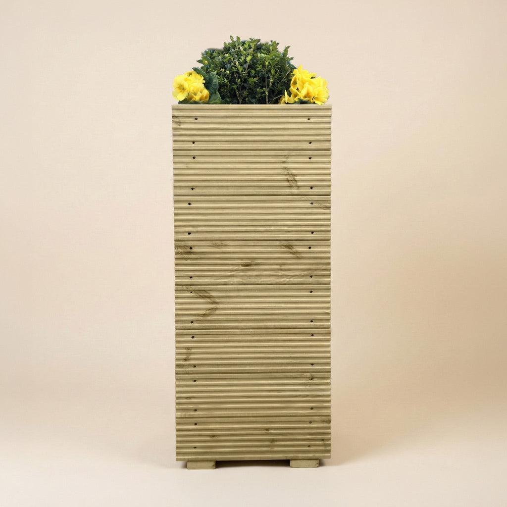 Scandinavian Redwood Tall Decking Planter (Extra Large)