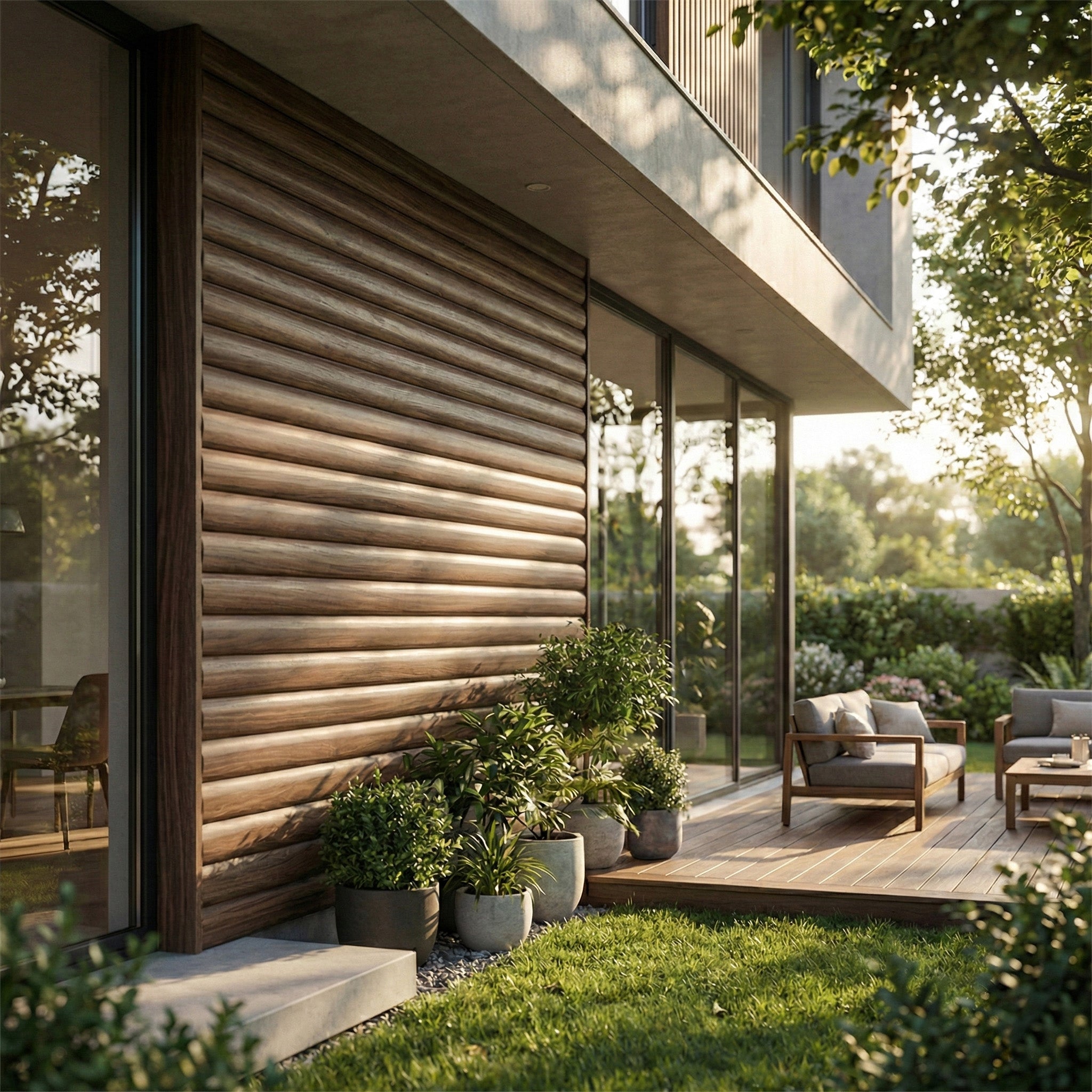 Thermo Ayous Loglap 95mm x 18mm Cladding