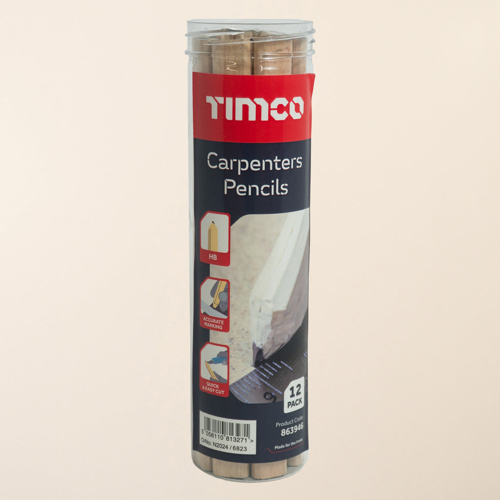 Timco Carpenter Pencils (12 Pack)
