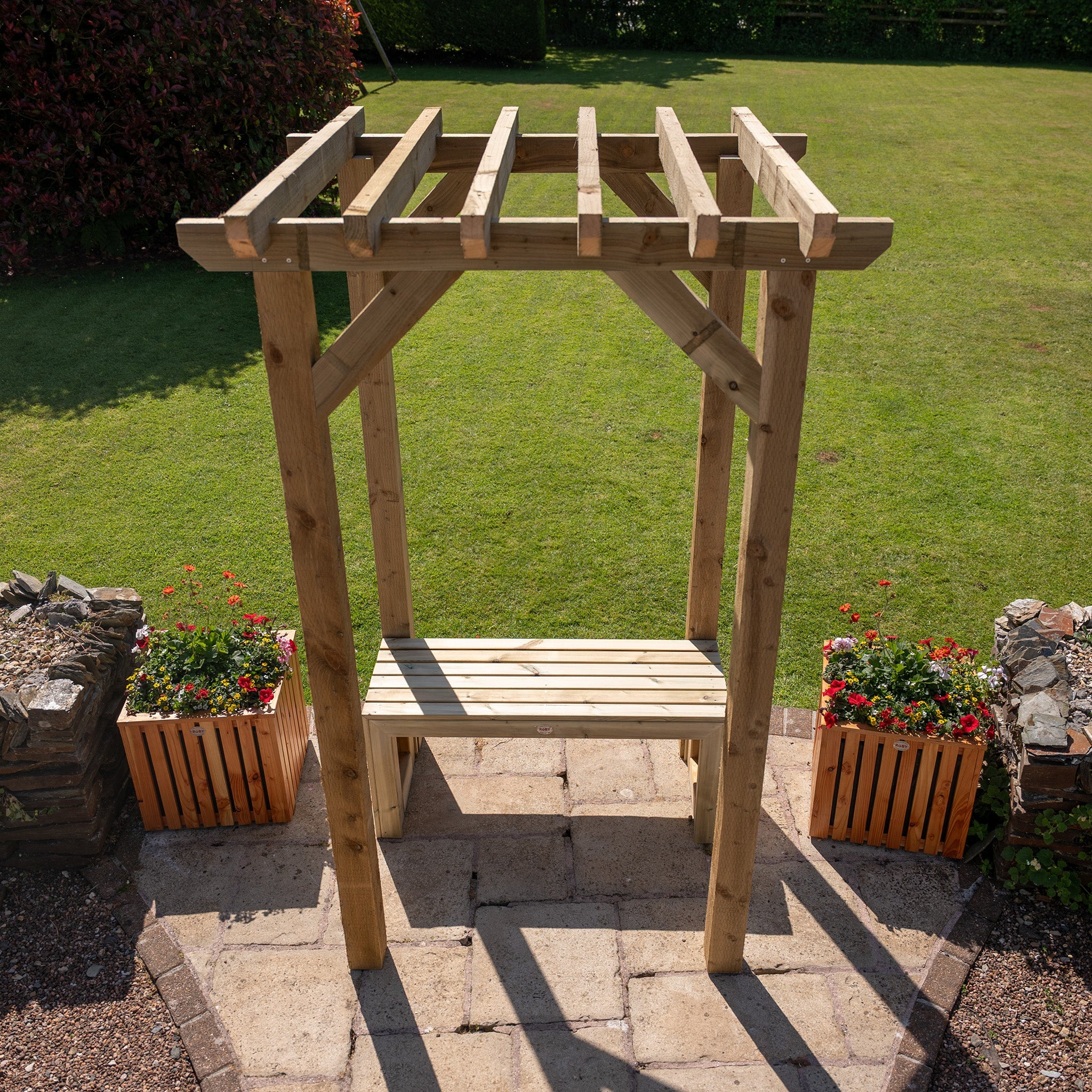 Ruby Ready Softwood Arbour