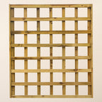 Scandinavian Redwood Standard Planter with Trellis