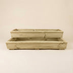 Scandinavian Redwood 2 Tier Planter