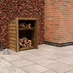 Timber Featheredge Log Store (Fully Assembled)