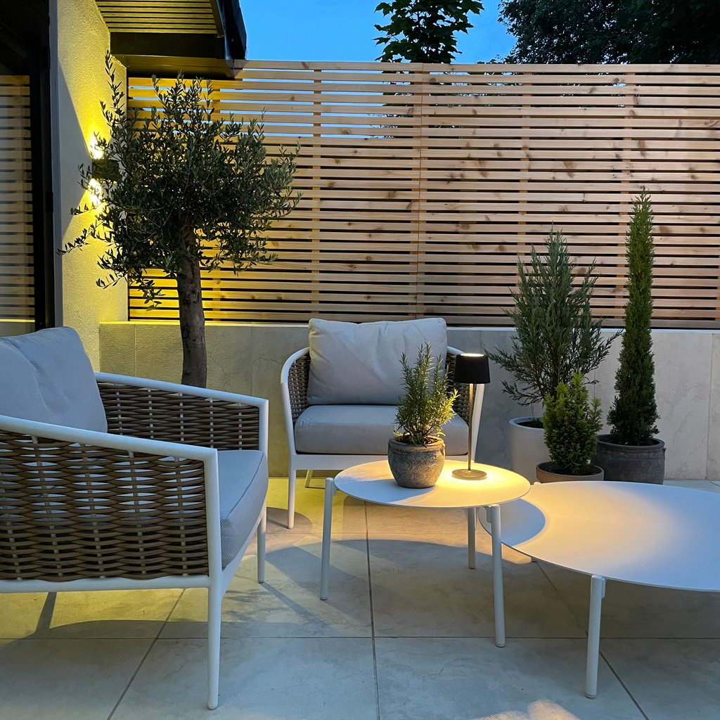 Cedar / Larch Slatted Fence Panels (Horizontal)