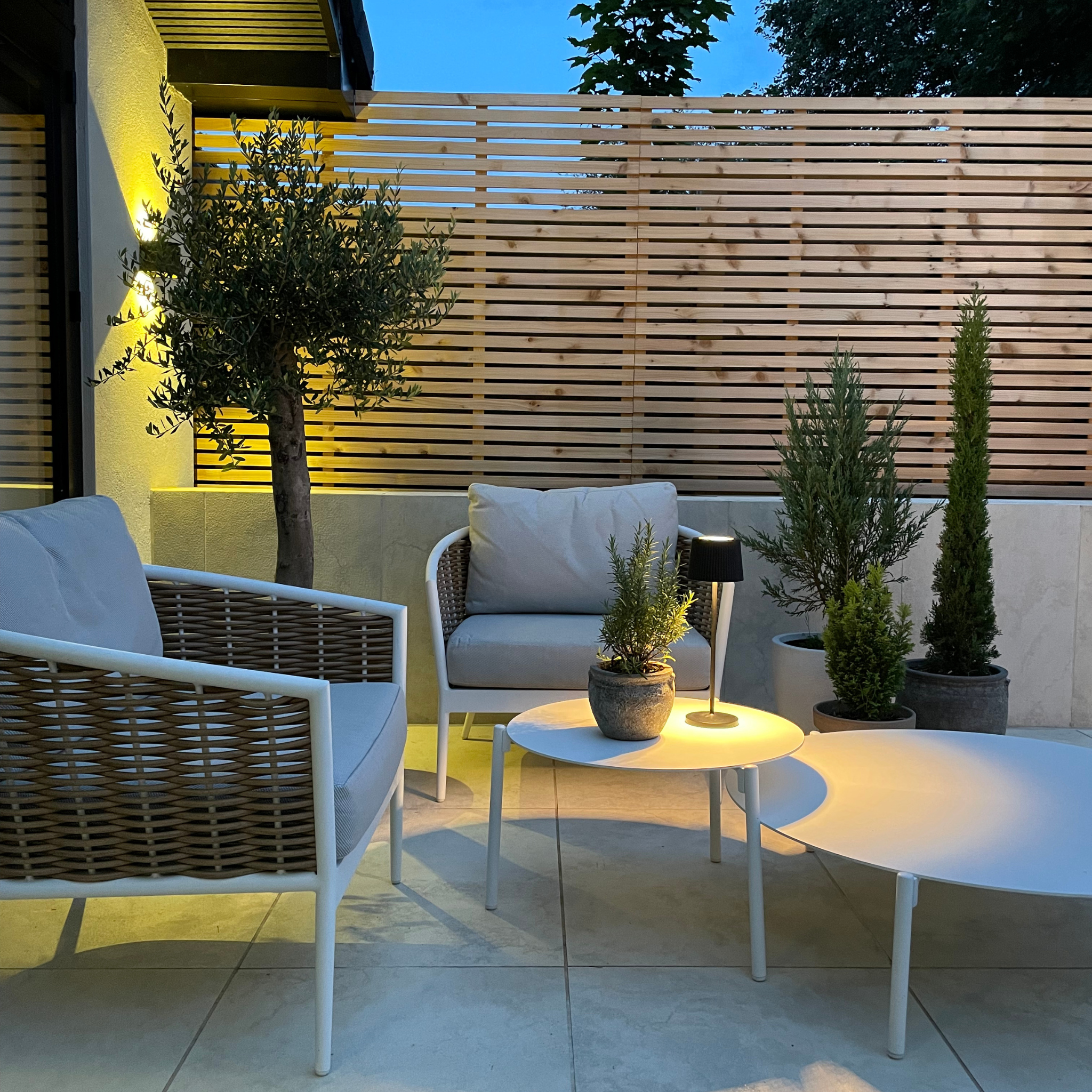 Cedar / Larch Slatted Fence Panels (Horizontal)