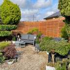 Cedar / Larch Slatted Fence Panels (Horizontal)