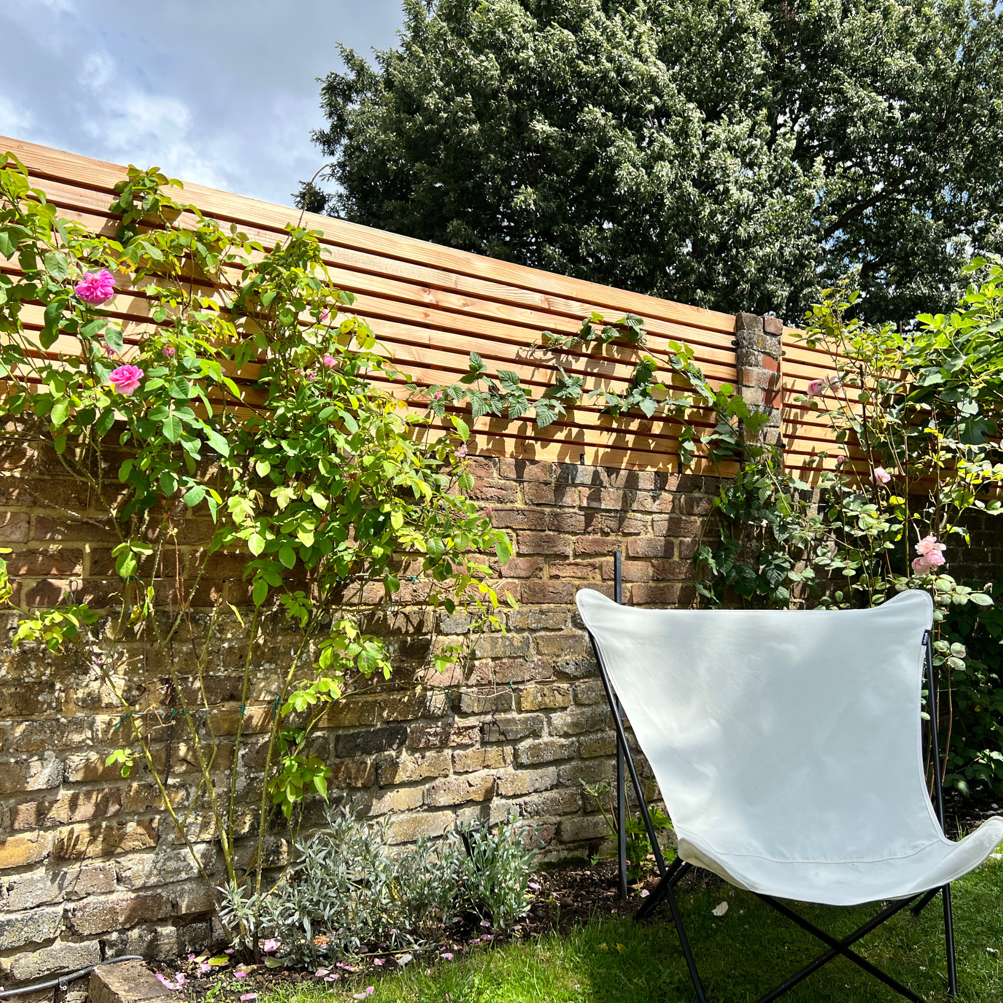 Cedar / Larch Slatted Fence Panels (Horizontal)
