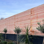 Larch Slatted Fence Panels (Horizontal)