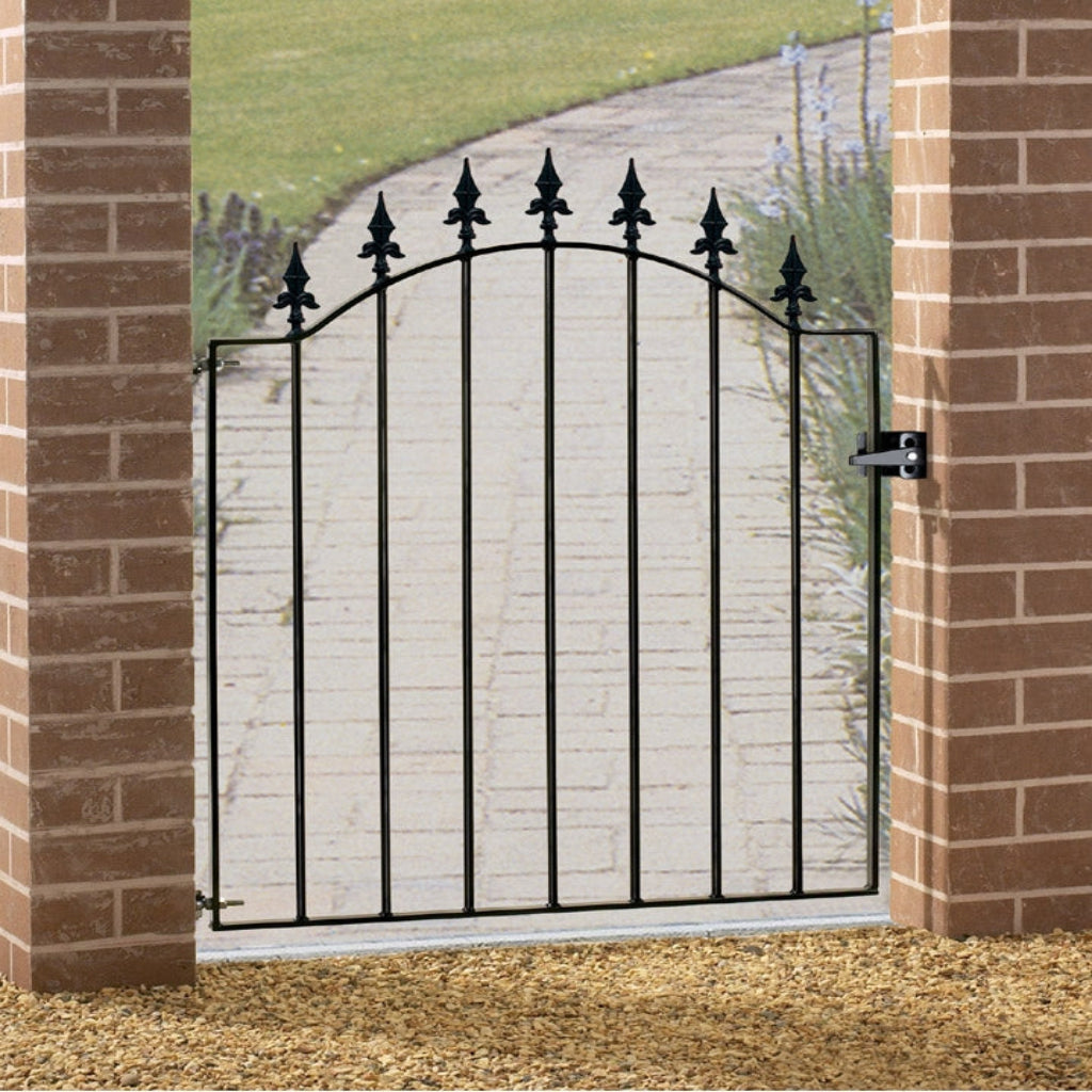 Saltash Steel Bow Top Garden Gate