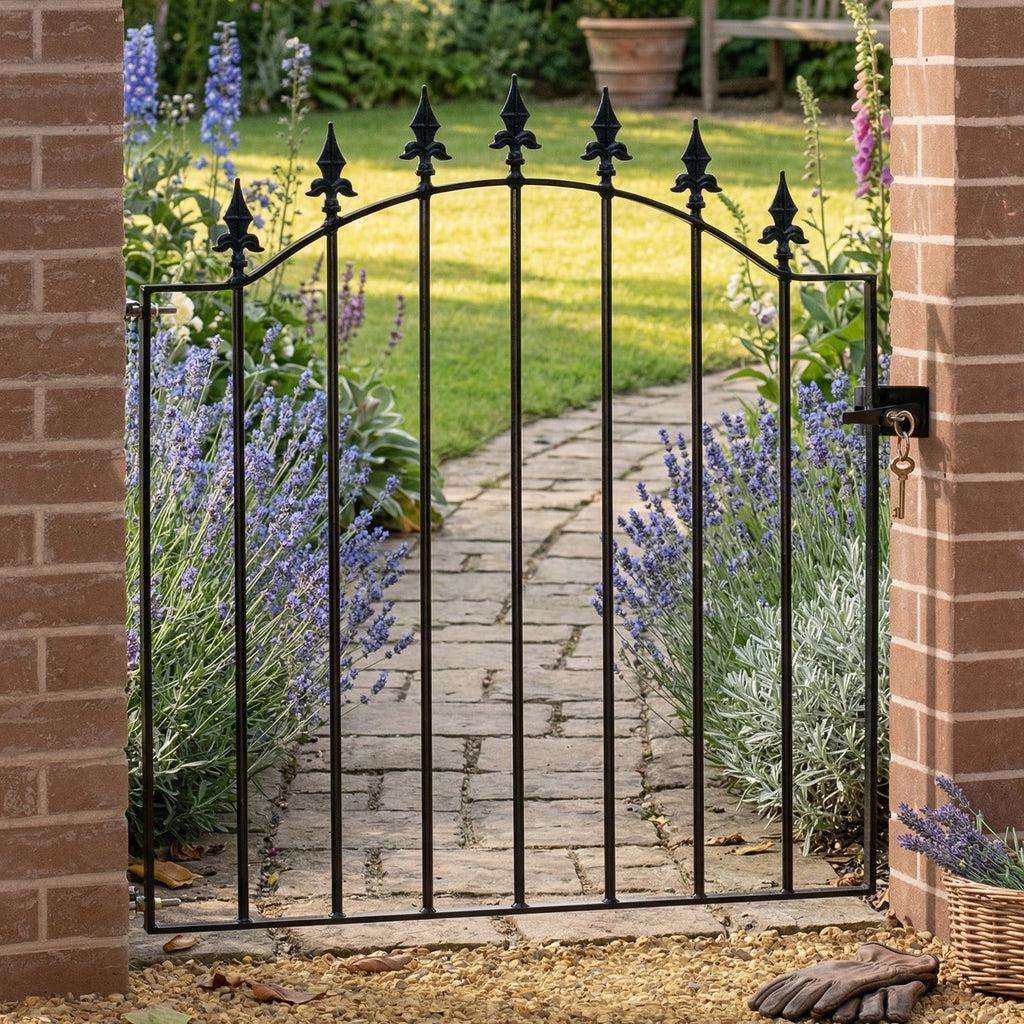 Saltash Steel Bow Top Garden Gate