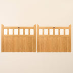 Oak Cottage Mortise & Tenon Driveway Gate Pair