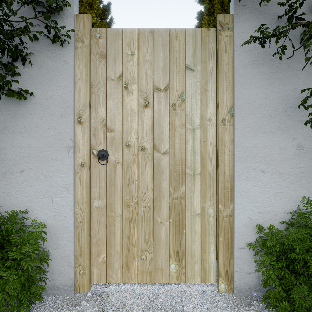 Wellington Scandinavian Redwood Tongue & Groove Side gate (2.1m High)