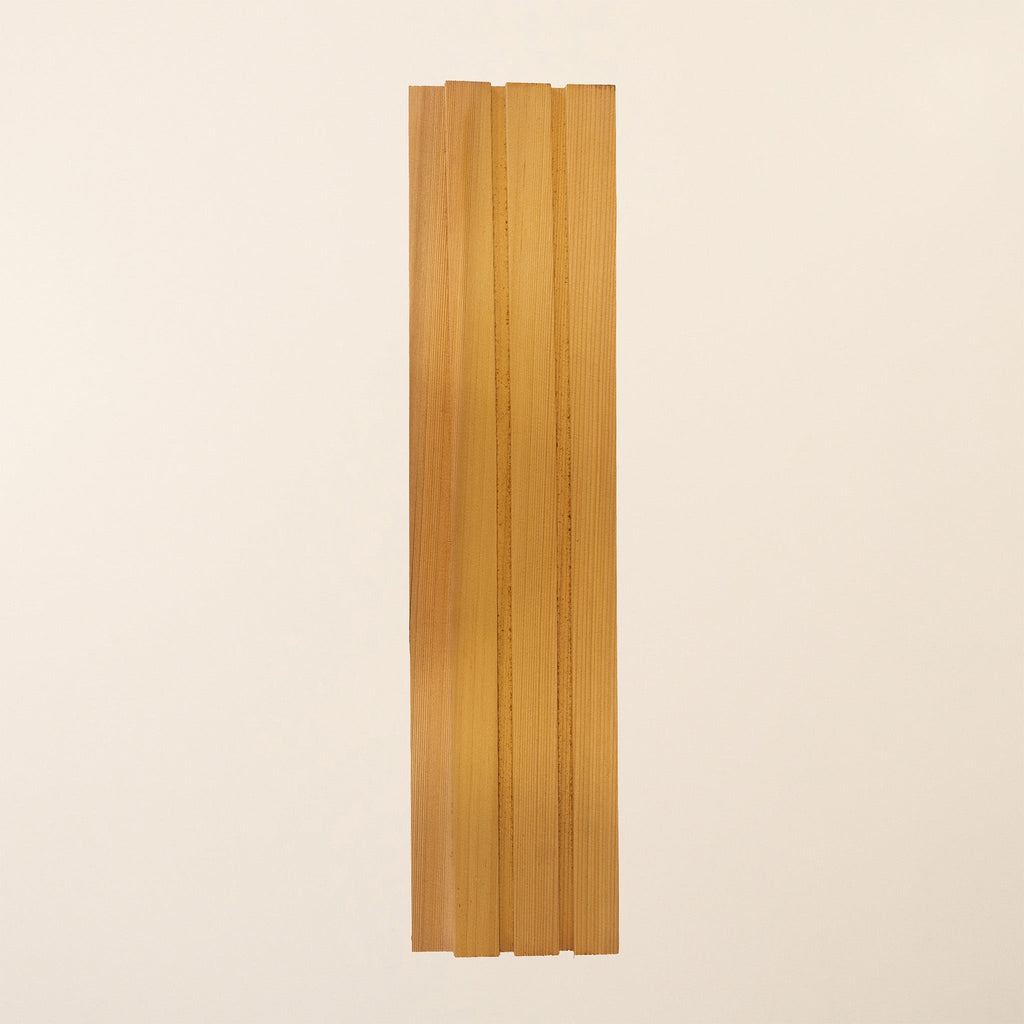 Western Red Canadian Cedar Slatted Shadow Gap 145mm x 18mm Cladding