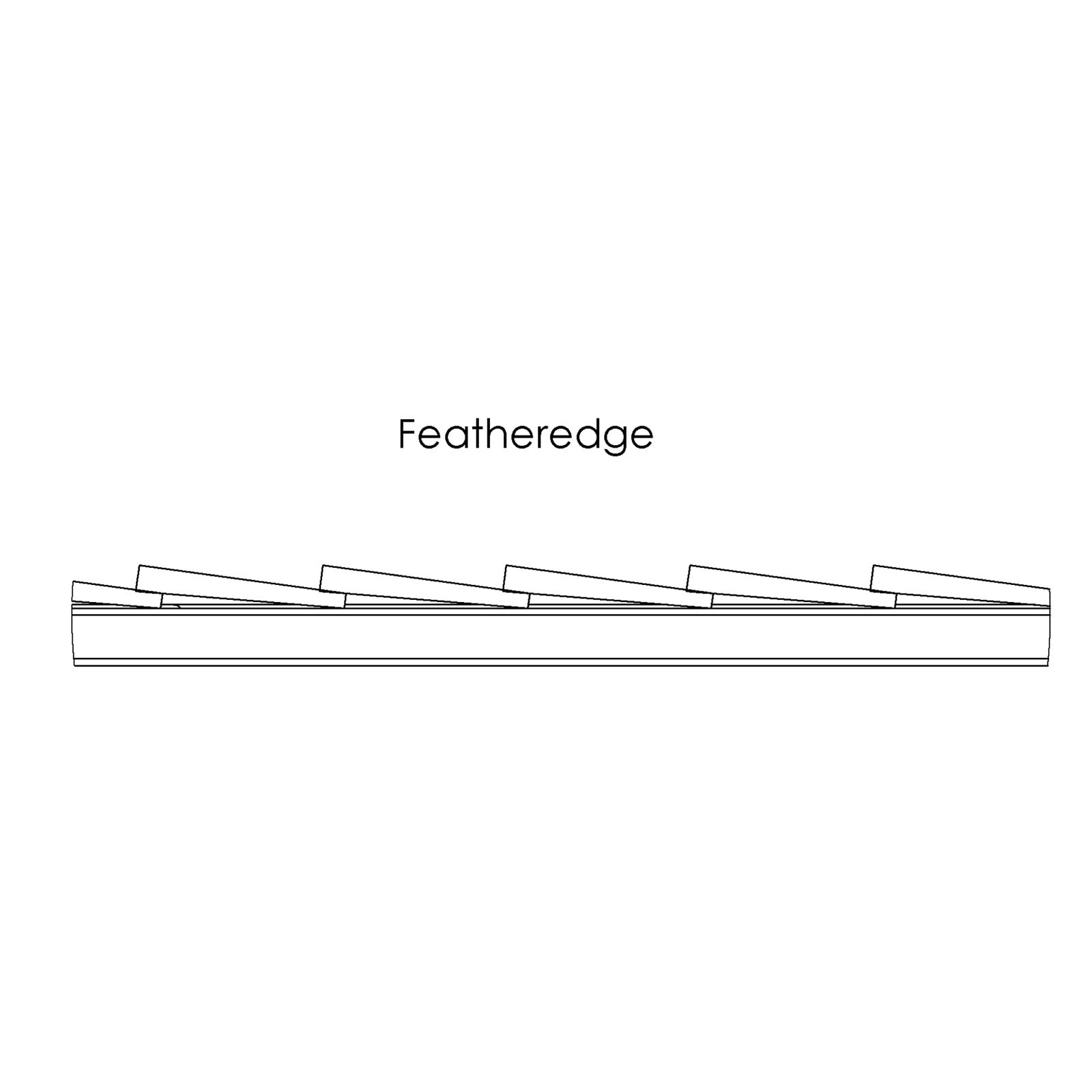 Topsham Curved Featheredge Side Gate (1.5m High)