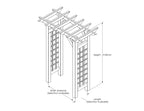 Timber Premium Garden Arbour with Trellis