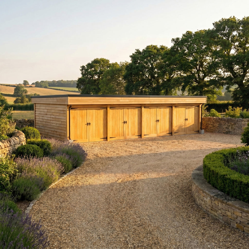Oak EPDM Roof Garage