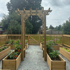 Timber Premium Garden Arbour with Trellis