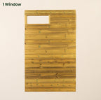 Pent Roof Cedar Shadow Gap Security Shed