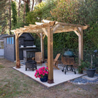 Wooden Pergola - Flat & Open Roof
