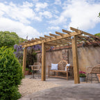 Ruby Lean-To Structure Open Roof Pergola