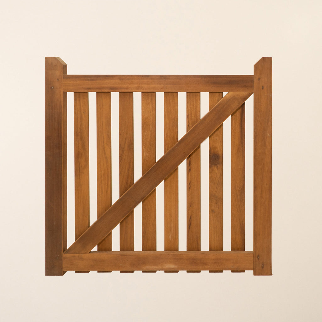 Salcombe Iroko Driveway Gate Pair