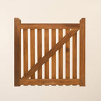 Salcombe Iroko Driveway Gate Pair