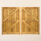 Croyde Scandinavian Redwood Sliding Driveway Gate