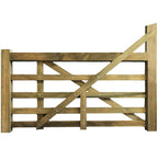 Clawton Scandinavian Redwood Straight Heel Planed Gate