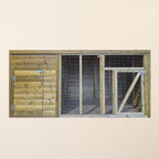 Scandinavian Redwood Dog Kennel