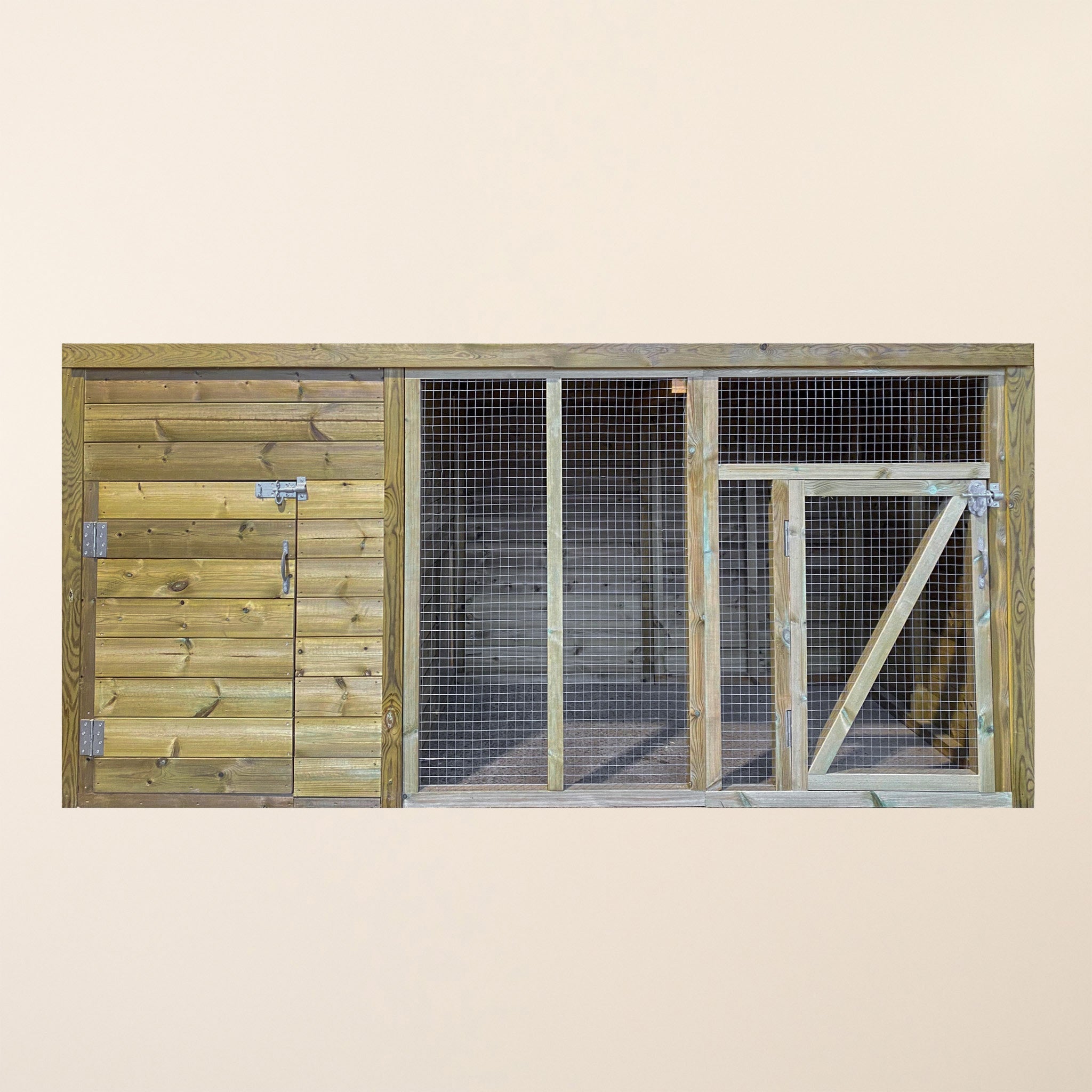 Scandinavian Redwood Dog Kennel