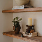 Bespoke Solid Wooden Floating Shelf (150mm Depth x 40mm Thickness)