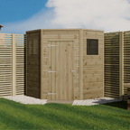 Corner Pressure Treated Timber Shiplap Shed