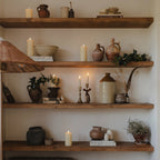 Bespoke Wooden Floating Shelf (220mm Depth x 40mm Thickness)