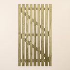 Scandinavian Redwood Picket Flat Top 6ft x 3ft Gate