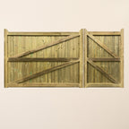 Highampton 3/4 Split Scandinavian Redwood T&G Entrance Gate (Pair)