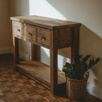 Padstow Scandinavian Pine Hallway Console Table