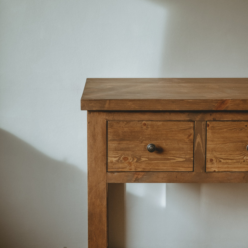 Padstow Scandinavian Pine Hallway Console Table