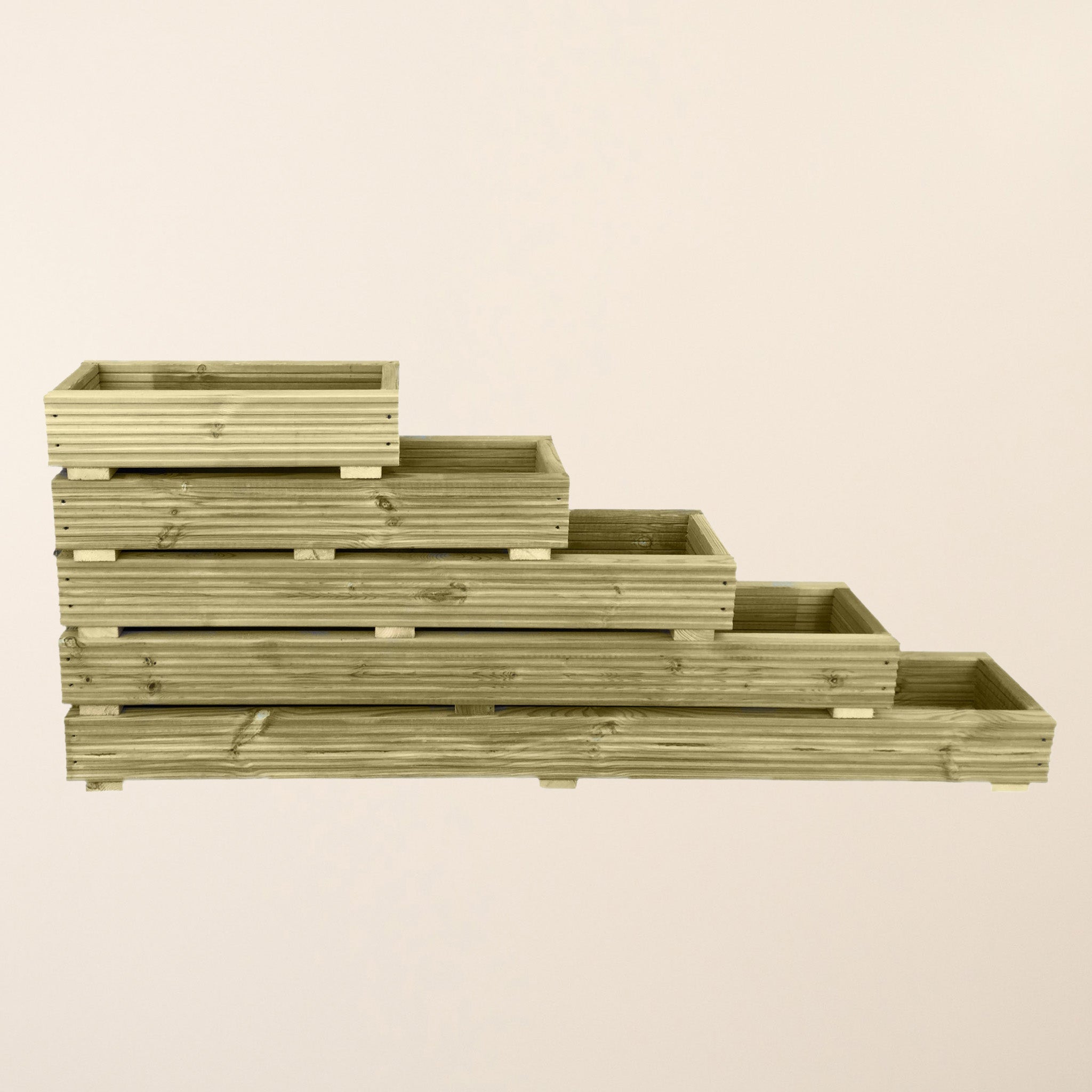 Scandinavian Redwood Long Decking Window Box Planter