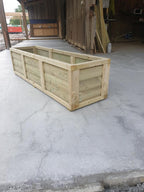 Scandinavian Redwood Luxury Loglap Planters
