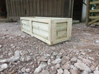 Scandinavian Redwood Luxury Loglap Planters