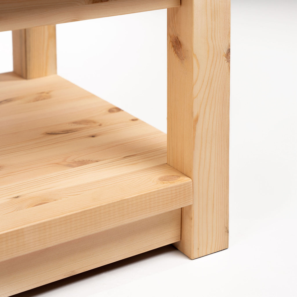 Bude Scandinavian Pine Coffee Table