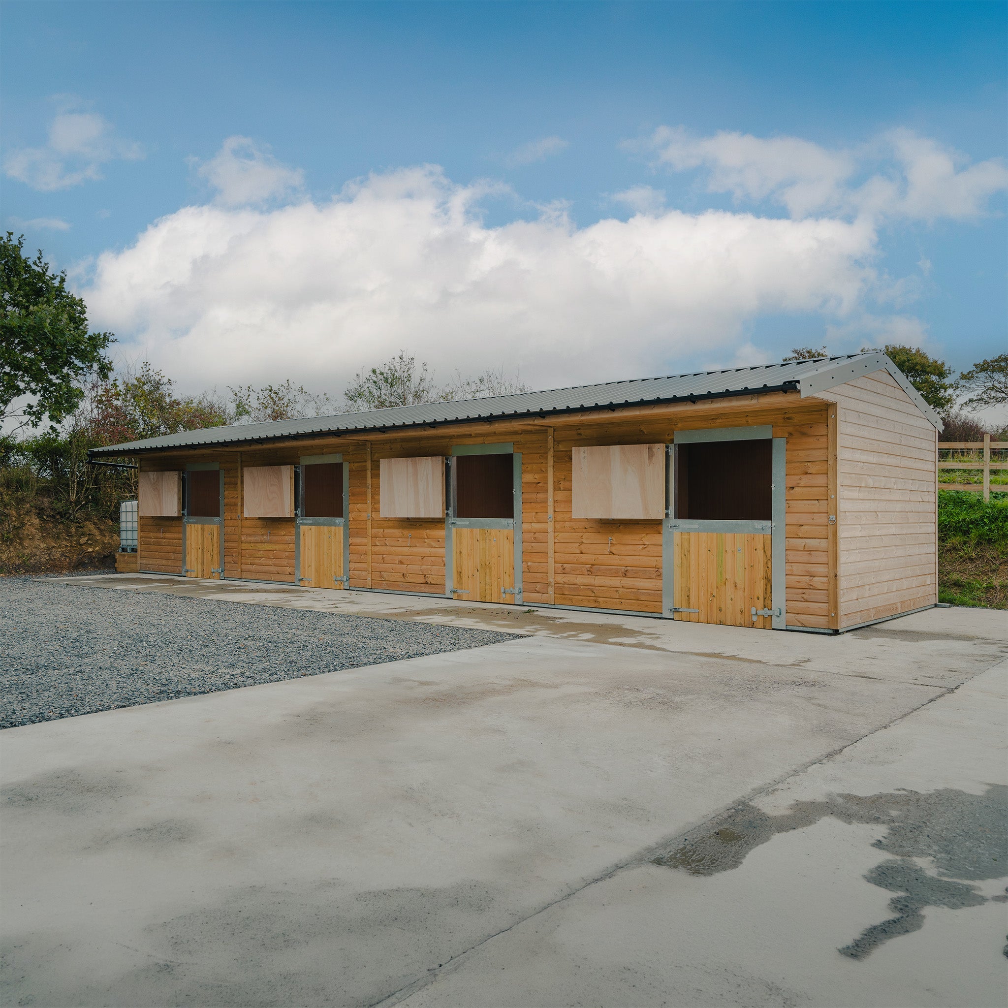 Shiplap Cladding Wooden Stable Block