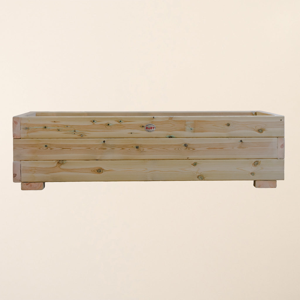 Premium Treated Redwood Overlap Planter