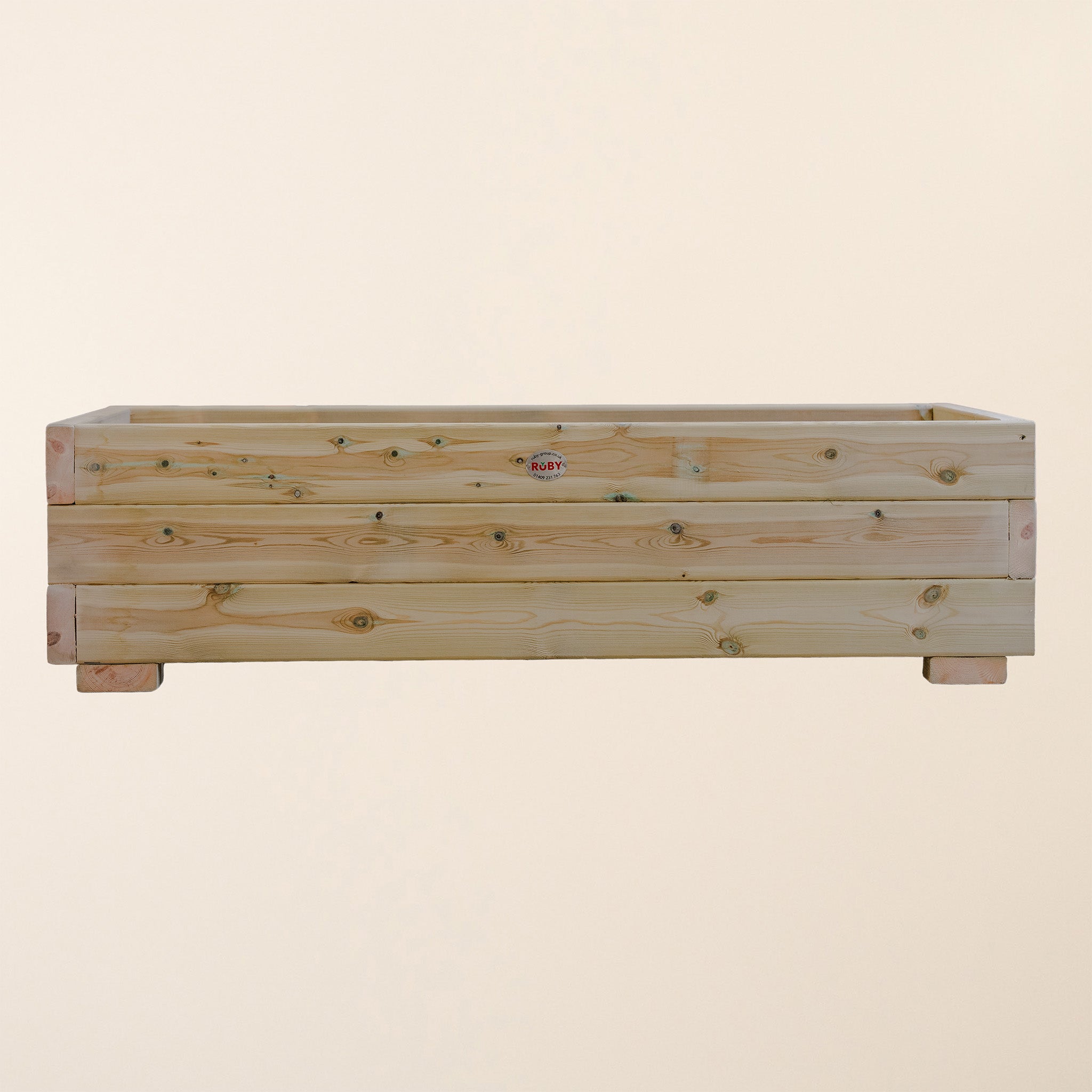Premium Treated Redwood Overlap Planter
