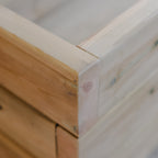 Premium Treated Redwood Overlap Planter