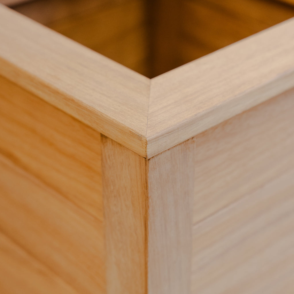 Premium Iroko Hardwood TGV Planter