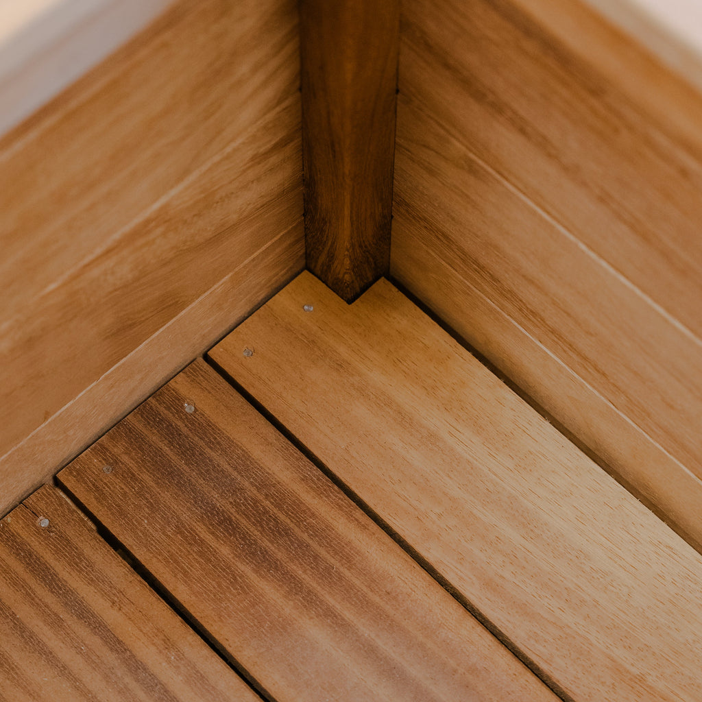 Premium Iroko Hardwood TGV Planter