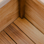 Premium Iroko Hardwood TGV Planter
