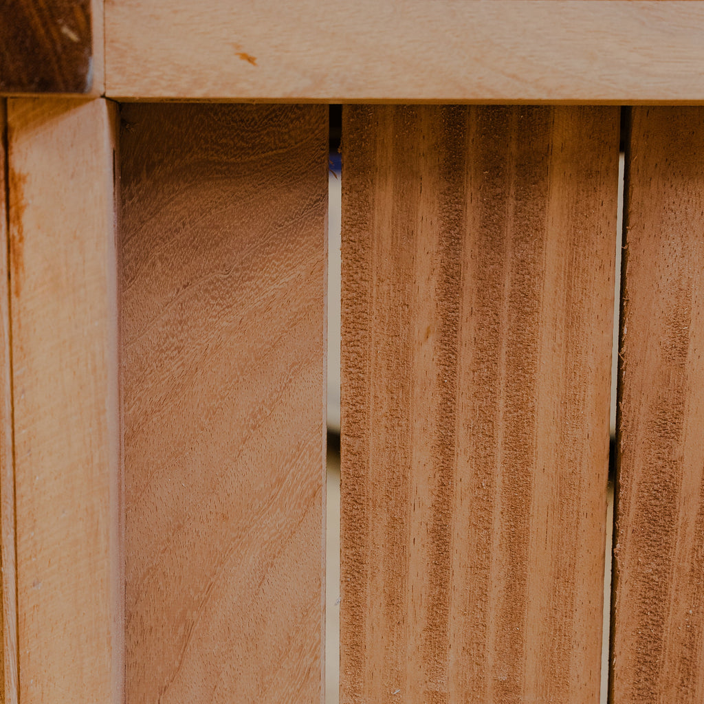 Premium Iroko Hardwood TGV Planter